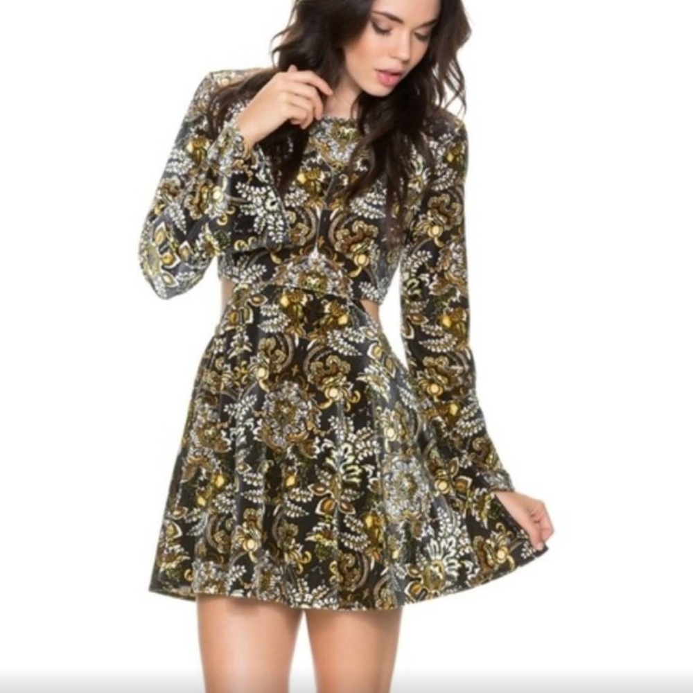Volcom Velvet Cutout Dress